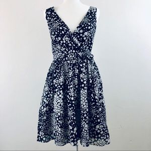Michael Kors Sleeveless Polka Dot Dress Sz 8